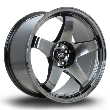 Rota GTR 18x9.5&quot; 5x114.3 ET12 HBlack wheels P45R9518D1P12PCHG0730