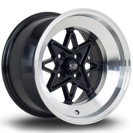 Rota Hachi 15x9&quot; 4x114.3 ET0 RLBlack wheels HACH9015A1P00RLYB0730