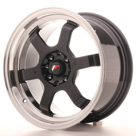 JR Wheels JR12 16x8 ET15 4x100/114 Gloss Black JR12168041573GB