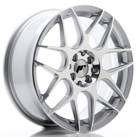 JR Wheels JR18 17x7 ET40 5x100/114 Silver Machined JR18177054073SM