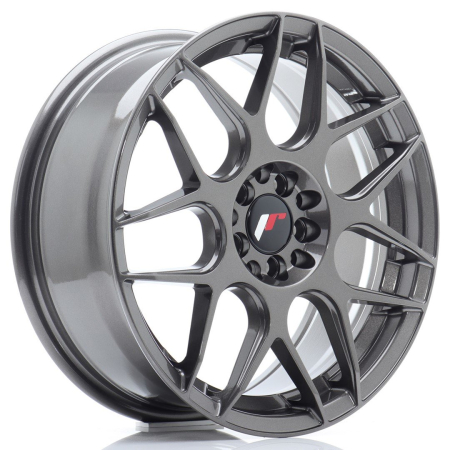 JR Wheels JR18 17x7 ET40 5x108/112 Hyper Gray JR181770MX4073HG