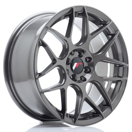 JR Wheels JR18 17x8 ET35 4x100/114 Hyper Gray JR18178043573HG