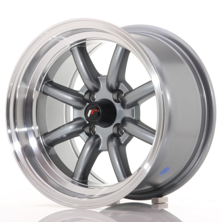 JR Wheels JR19 14x8 ET-13 4x100 Gun Metal JR1914804HM1373GML