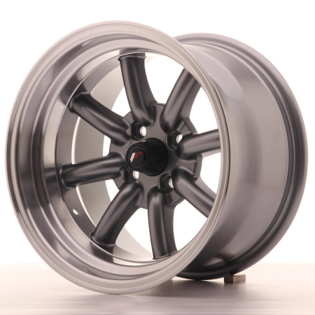 JR Wheels JR19 15x9 ET-13 4x100 Gun Metal JR1915904HM1373GML