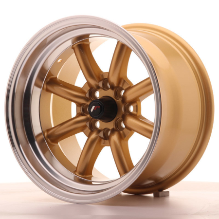 JR Wheels JR19 15x9 ET-13 4x100/114 Gold JR1915904M1373GDL