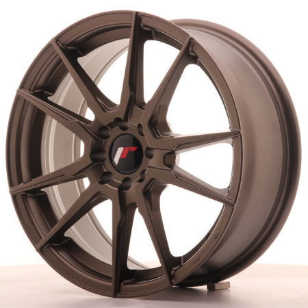 JR Wheels JR21 17x7 ET40 4x100/114 Matt Bronze JR21177044074MBZ