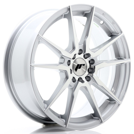 JR Wheels JR21 17x7 ET25 4x100/108 Silver Machined JR21177142574SM