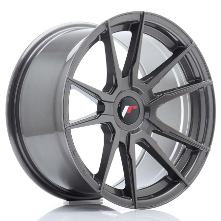 JR Wheels JR21 17x9 ET25-35 Blank Hyper Gray JR211790XX2574HG