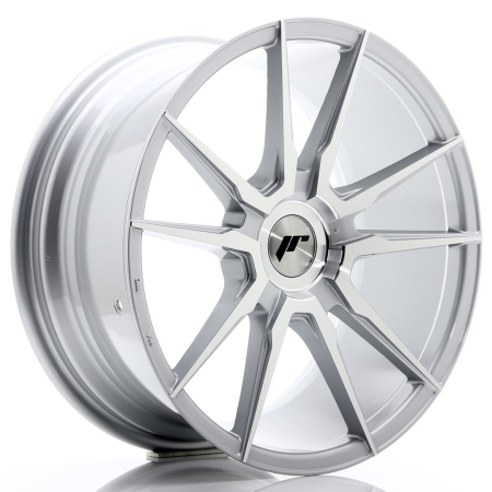 JR Wheels JR21 18x8,5 ET20-40 Blank Silver Machined JR211885XX2074SM