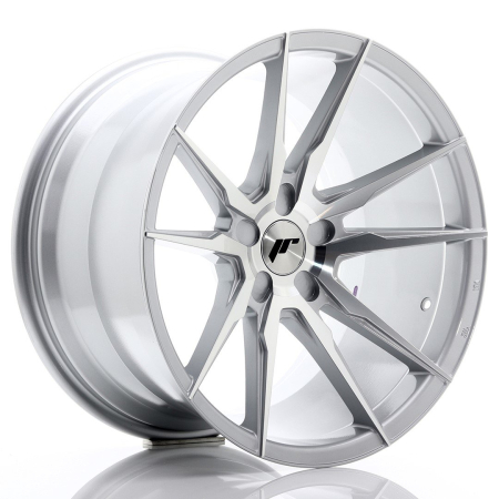 JR Wheels JR21 19x11 ET15-30 5H BLANK Silver Machined Face JR2119115X1574SM