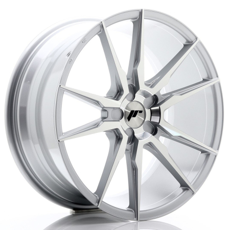 JR Wheels JR21 19x8,5 ET20-43 5H BLANK Silver Machined Face JR2119855X2074SM