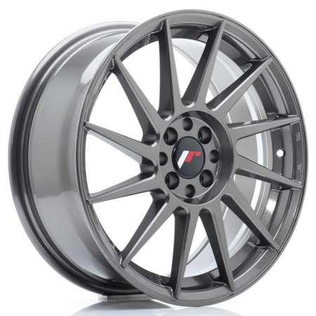 JR Wheels JR22 17x7 ET35 4x100/114 Hyper Gray JR22177043573HG