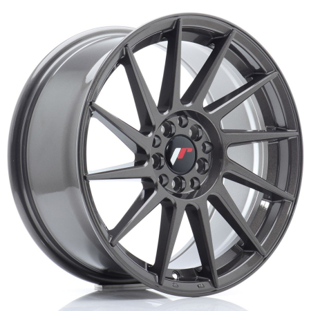 JR Wheels JR22 17x8 ET35 5x100/114 Hyper Gray JR22178053573HG