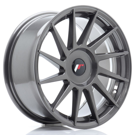 JR Wheels JR22 17x8 ET25-35 BLANK Hyper Gray JR221780XX2573HG