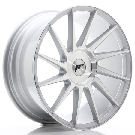 JR Wheels JR22 18x8,5 ET20-40 BLANK Silver Machined Face JR221885XX2074SM