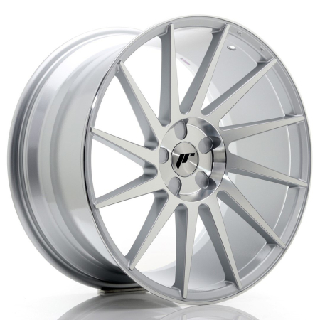 JR Wheels JR22 20x10 ET20-40 5H BLANK Silver Machined Face JR2220105X2074SM