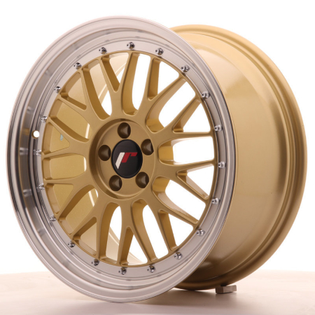 JR Wheels JR23 18x8,5 ET35 5x100 Gold w/Machined Lip JR2318855K3574GD