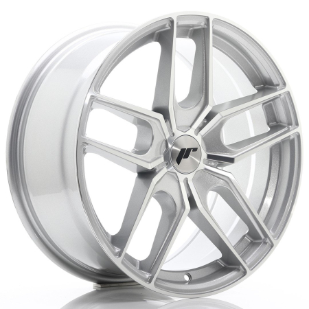 JR Wheels JR25 18x8,5 ET20-40 5H BLANK Silver Machined Face JR2518855X2074SM