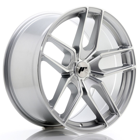 JR Wheels JR25 19x9,5 ET20-40 5H BLANK Silver Machined Face JR2519955X2074SM