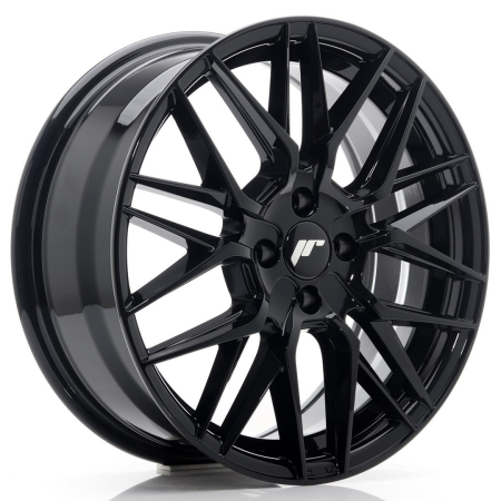 JR Wheels JR28 17x7 ET40 4x100 Glossy Black JR2817704H4067GB