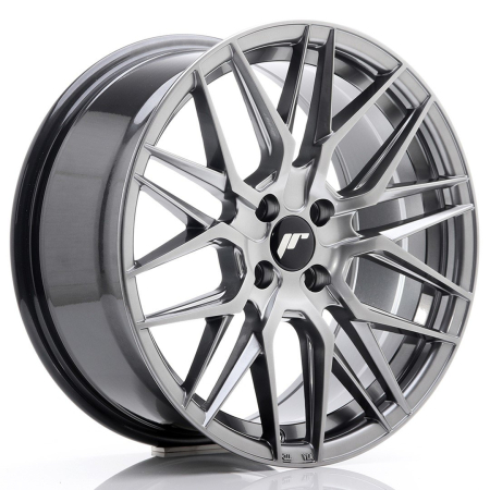 JR Wheels JR28 17x8 ET40 4x108 Hyper Black JR2817804F4063HB