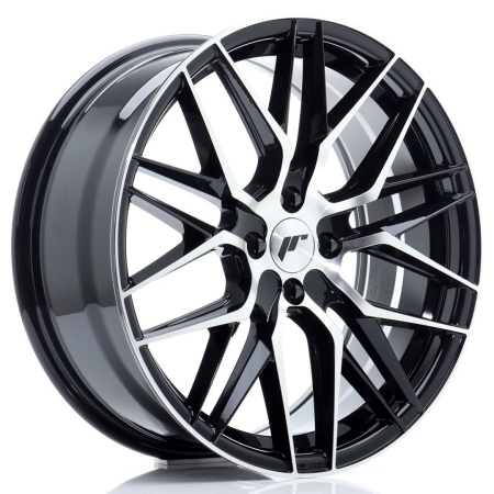 JR Wheels JR28 18x7,5 ET40 4x100 Gloss Black Machined Face JR2818754H4067GBM