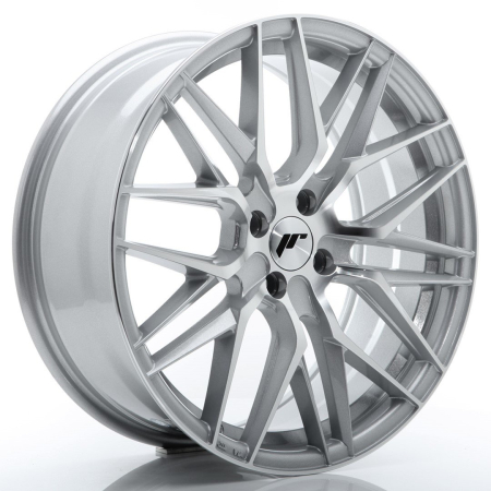 JR Wheels JR28 18x7,5 ET40 4x100 Silver Machined Face JR2818754H4067SM