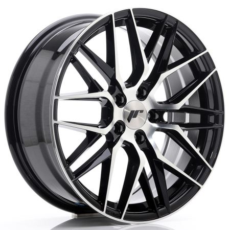 JR Wheels JR28 18x7,5 ET40 5x112 Gloss Black Machined Face JR2818755L4066GBM