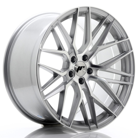 JR Wheels JR28 20x10 ET40 5x120 Silver Machined Face JR2820105I4072SM