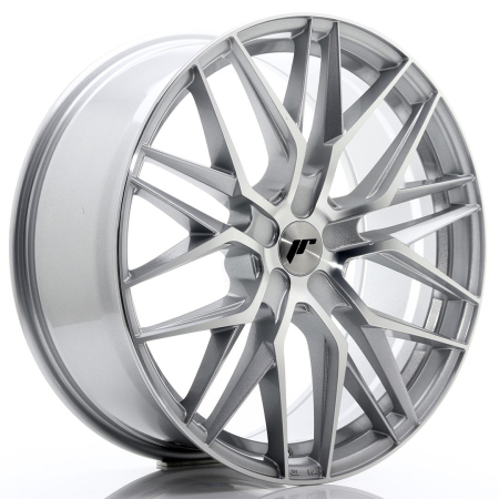 JR Wheels JR28 21x9 ET15-45 5H BLANK Silver Machined Face JR2821905X1574SM