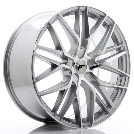 JR Wheels JR28 22x9 ET30-45 5H BLANK Silver Machined Face JR2822905X3074SM