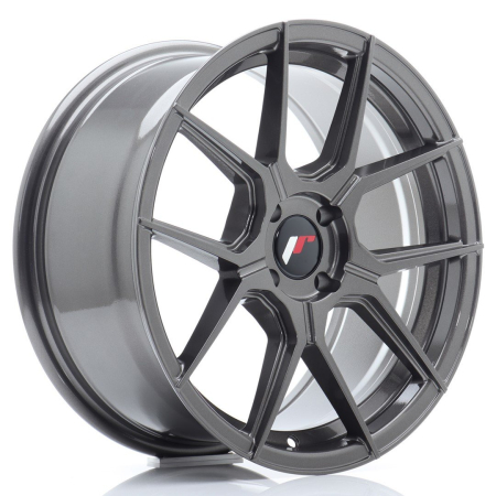 JR Wheels JR30 17x8 ET40 4x100 Hyper Gray JR3017804H4067HG