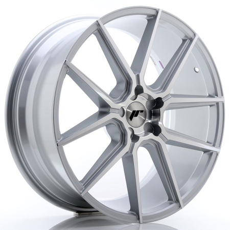 JR Wheels JR30 21x9 ET20-40 5H BLANK Silver Machined Face JR3021905X2074SM