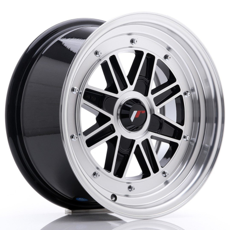 JR Wheels JR31 15x7.5 ET20 4H BLANK Gloss Black Machined Face JR3115754X2073GBM