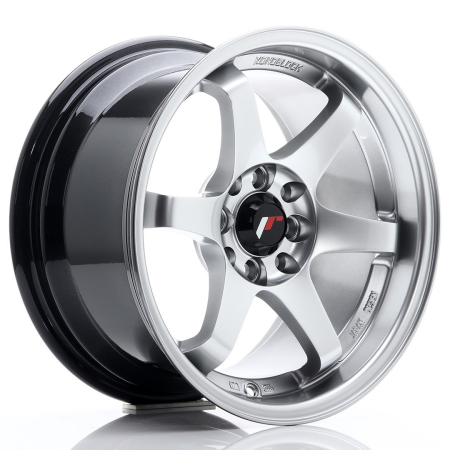 JR Wheels JR3 15x8 ET25 4x100/108 Hyper Silver JR3158142573HS