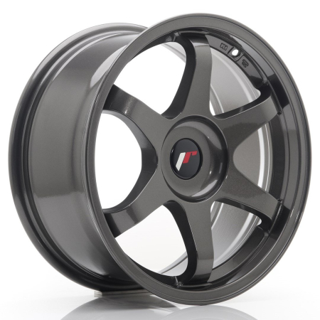 JR Wheels JR3 17x8 ET35 BLANK Hyper Gray JR31780XX3573HG