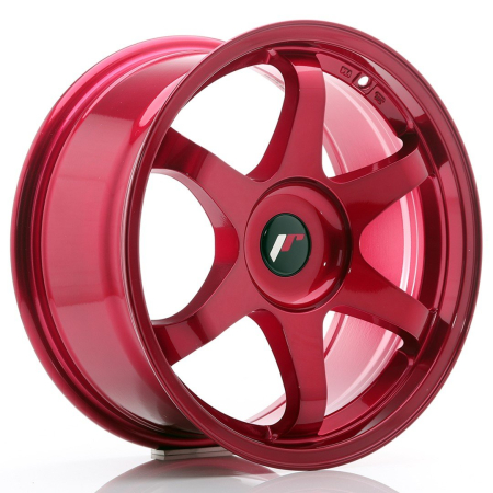 JR Wheels JR3 17x8 ET35 BLANK Platinum Red JR31780XX3573RP2