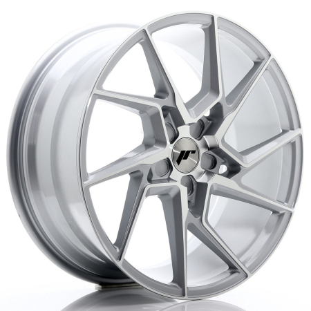 JR Wheels JR33 20x9 ET20-48 5H BLANK Silver Machined Face JR3320905X2074SM