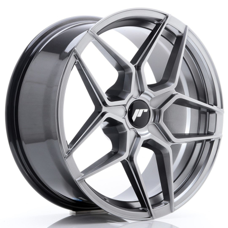 JR Wheels JR34 18x8 ET20-42 5H BLANK Hyper Black JR3418805X2074HB