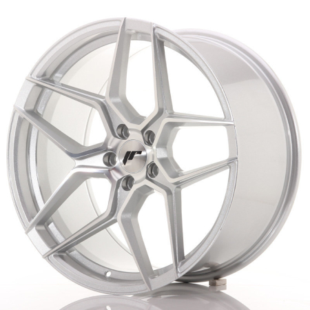 JR Wheels JR34 20x10 ET40 5x120 Silver Machined Face JR3420105I4072SM