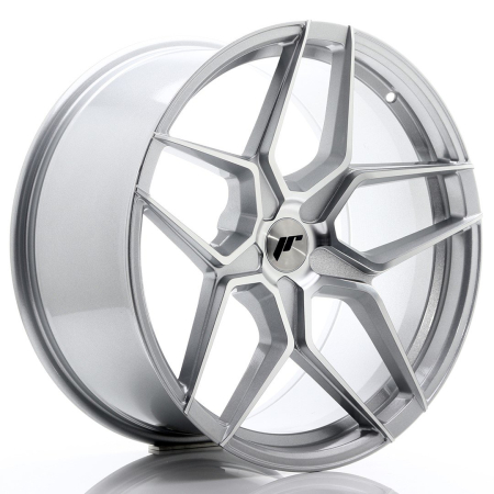 JR Wheels JR34 20x10 ET20-40 5H BLANK Silver Machined Face JR3420105X2074SM