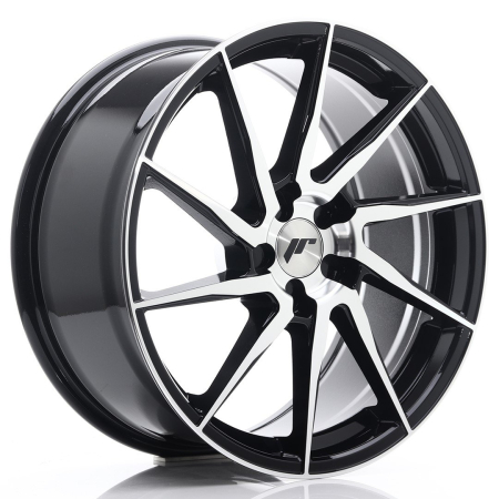 JR Wheels JR36 19x8,5 ET20-50 5H BLANK Gloss Black Machined Face JR3619855X2074GBM