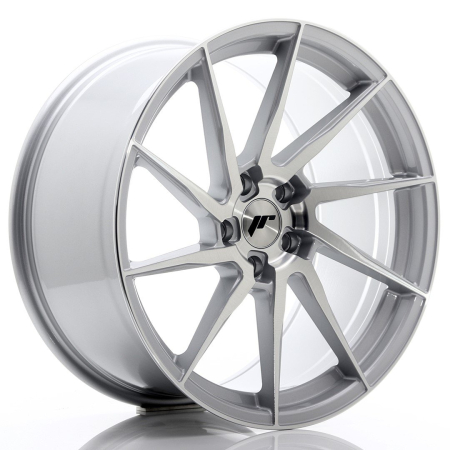 JR Wheels JR36 20x10 ET40 5x112 Silver Brushed Face JR3620105L4066SBF