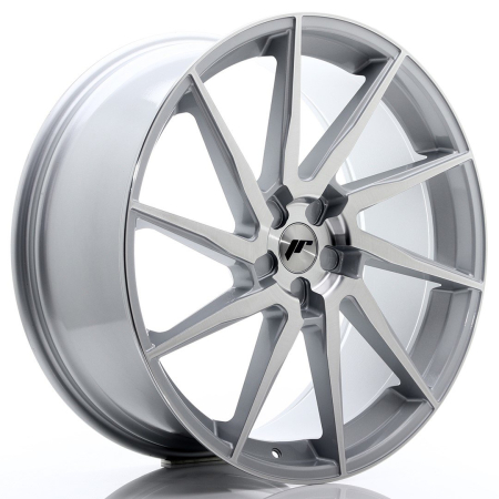 JR Wheels JR36 23x10 ET30-55 5H BLANK Silver Brushed Face JR3623105X3074SBF