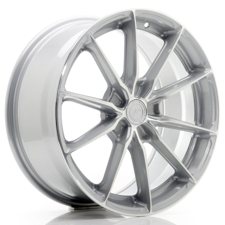 JR Wheels JR37 18x8 ET20-45 5H BLANK Silver Machined Face JR3718805X2072SM