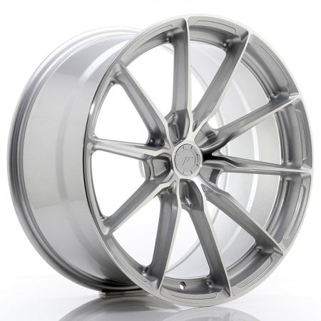 JR Wheels JR37 20x10 ET20-45 5H BLANK Silver Machined Face JR3720105X2072SM