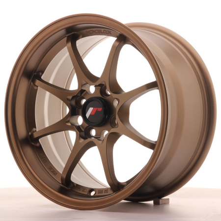 JR Wheels JR5 15x8 ET28 4x100 Dark Anodized Bronze JR515804H2873DABZ