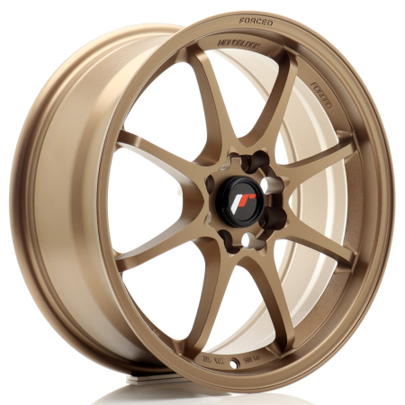 JR Wheels JR5 17x7 ET25 4x108 Dark Anodized Bronze JR517704F2565DABZ