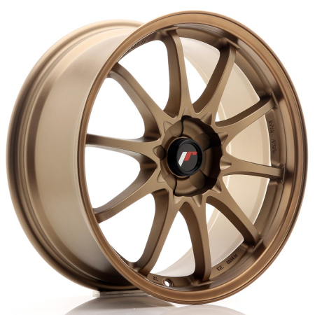 JR Wheels JR5 18x8 ET35 5H BLANK Dark Anodized Bronze JR518805X3574DABZ