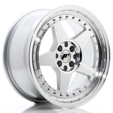 JR Wheels JR6 17x8 ET35 5x100/114 Silver Machined Face JR6178053574SM